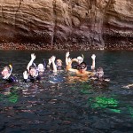 Snorkeling group Costa Rica